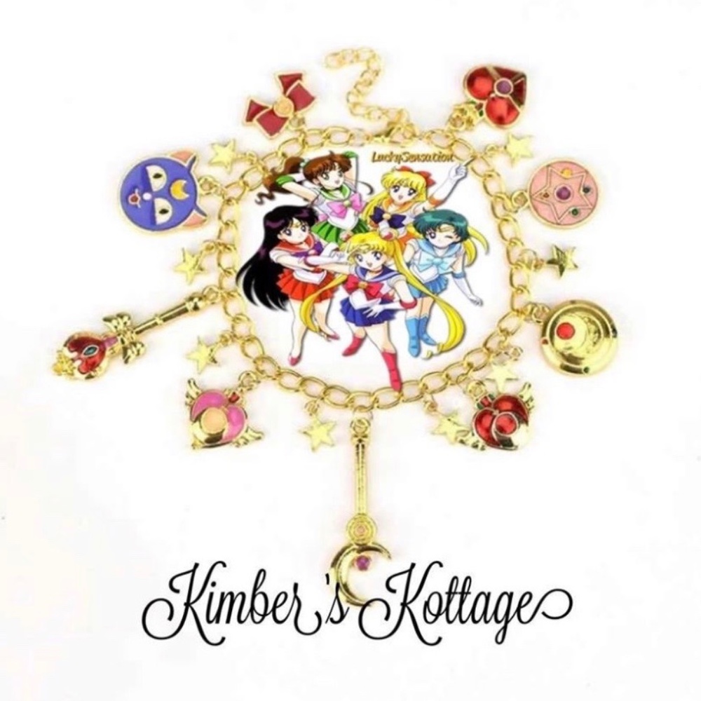Sailor Moon Costume Charm Bracelet NIP